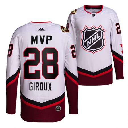 Philadelphia Flyers Hockeydrakt Claude Giroux 28 MVP 2022 NHL All-Star Hvit Authentic - Herre